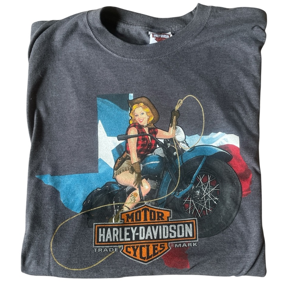 Harley-Davidson Men's Longhorn Grand Prairie Texas T-Shirt Size 3X